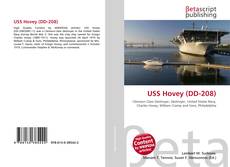 Portada del libro de USS Hovey (DD-208)