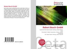 Copertina di Robert Bosch GmbH