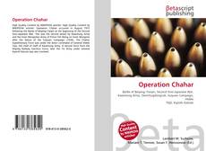 Couverture de Operation Chahar