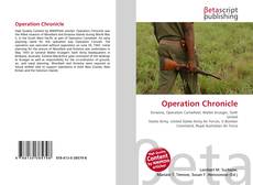 Couverture de Operation Chronicle