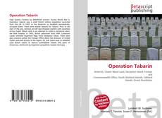 Capa do livro de Operation Tabarin 