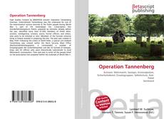Copertina di Operation Tannenberg