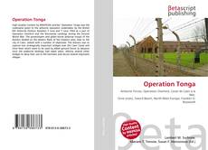 Capa do livro de Operation Tonga 