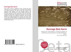 Copertina di Ouvrage Bois Karre