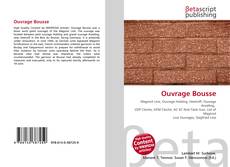 Couverture de Ouvrage Bousse