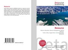 Capa do livro de Resource 