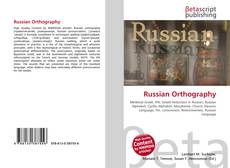 Copertina di Russian Orthography