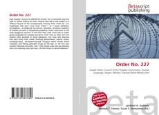 Couverture de Order No. 227
