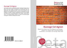 Copertina di Ouvrage Col Agnon