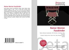 Couverture de Rainer Werner Fassbinder