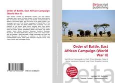 Couverture de Order of Battle, East African Campaign (World War II)