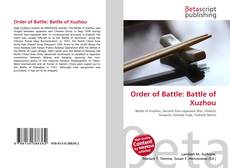 Capa do livro de Order of Battle: Battle of Xuzhou 