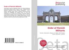 Couverture de Order of Flemish Militants