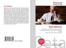 Couverture de Raúl Alfonsín
