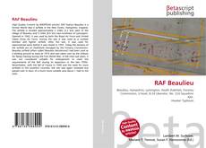 Capa do livro de RAF Beaulieu 