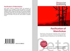 Capa do livro de Pacification of Manchukuo 