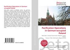 Bookcover of Pacification Operations in German-occupied Poland