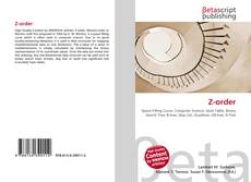 Borítókép a  Z-order - hoz