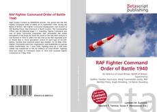 Обложка RAF Fighter Command Order of Battle 1940