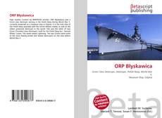 Portada del libro de ORP Błyskawica