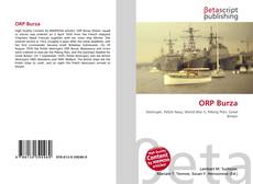Capa do livro de ORP Burza 