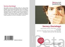Borítókép a  Secrecy (Sociology) - hoz