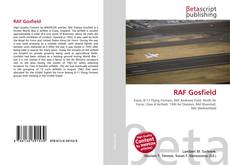 Buchcover von RAF Gosfield