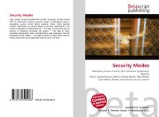 Borítókép a  Security Modes - hoz