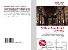 Borítókép a  Pantheon-Assas Paris II University - hoz