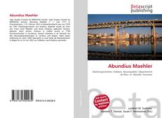 Buchcover von Abundius Maehler
