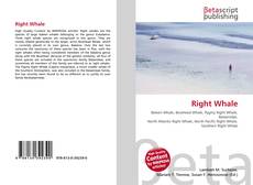 Bookcover of Right Whale