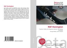 Buchcover von RAF Honington