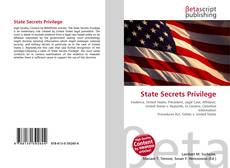 Borítókép a  State Secrets Privilege - hoz