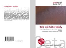 Buchcover von Zero-product property
