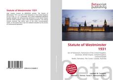 Borítókép a  Statute of Westminster 1931 - hoz