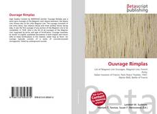 Borítókép a  Ouvrage Rimplas - hoz