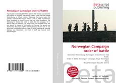 Borítókép a  Norwegian Campaign order of battle - hoz