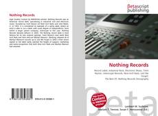 Portada del libro de Nothing Records