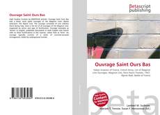 Capa do livro de Ouvrage Saint Ours Bas 