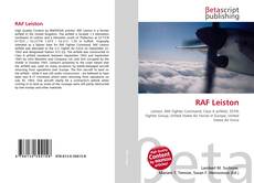 Capa do livro de RAF Leiston 