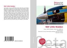 Capa do livro de RAF Little Walden 