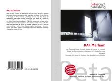 Capa do livro de RAF Marham 