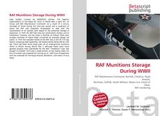 Buchcover von RAF Munitions Storage During WWII