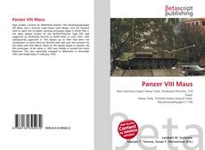 Capa do livro de Panzer VIII Maus 