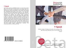 Y Speak的封面