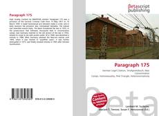 Bookcover of Paragraph 175