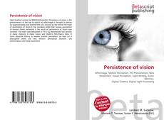 Copertina di Persistence of vision