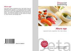 Обложка Abura age