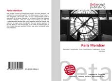 Portada del libro de Paris Meridian