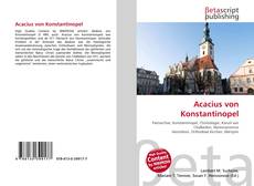 Acacius von Konstantinopel的封面